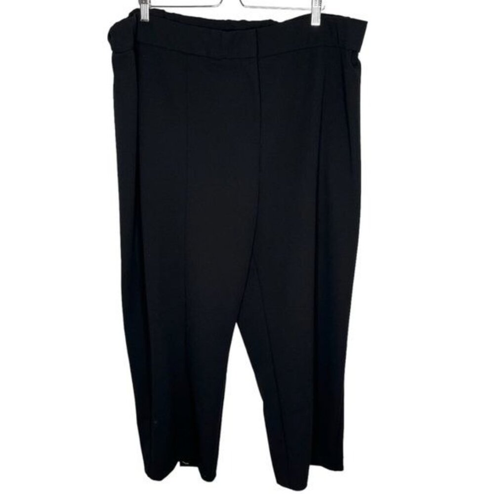 Rebel Wilson x Angels black cropped dress pants trousers plus size 24